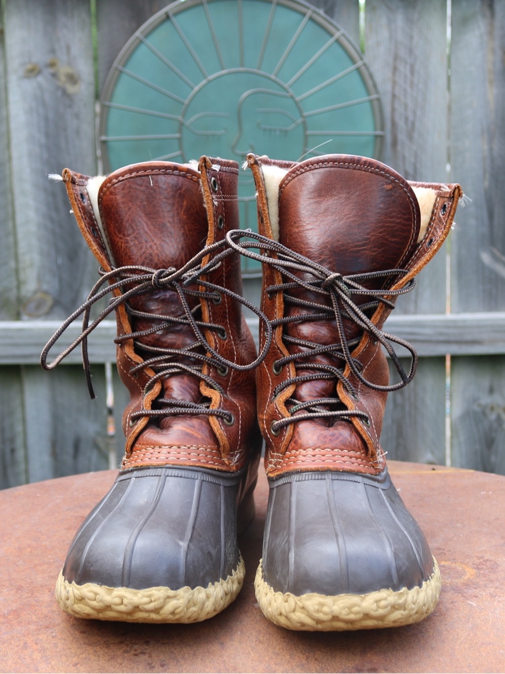 L.L. Bean Fur-lined Duck Boots